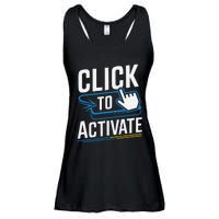 Click Here To Activate Your Inner Nerd Geeks Ladies Essential Flowy Tank