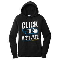 Click Here To Activate Your Inner Nerd Geeks Women's Pullover Hoodie