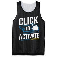 Click Here To Activate Your Inner Nerd Geeks Mesh Reversible Basketball Jersey Tank