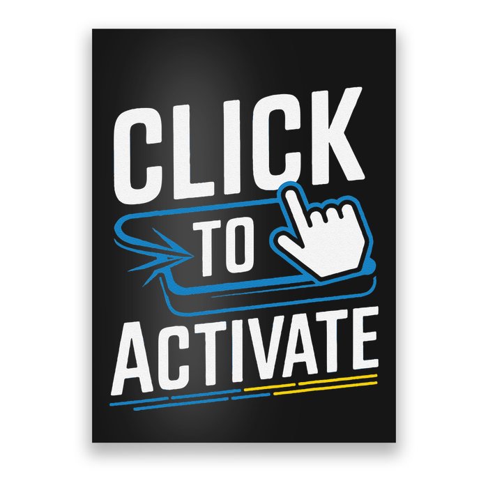 Click Here To Activate Your Inner Nerd Geeks Poster