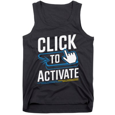 Click Here To Activate Your Inner Nerd Geeks Tank Top