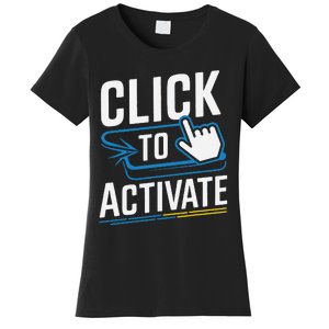 Click Here To Activate Your Inner Nerd Geeks Women's T-Shirt