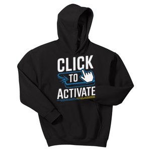 Click Here To Activate Your Inner Nerd Geeks Kids Hoodie