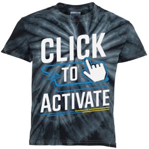 Click Here To Activate Your Inner Nerd Geeks Kids Tie-Dye T-Shirt