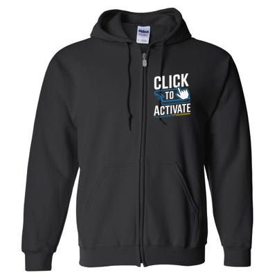 Click Here To Activate Your Inner Nerd Geeks Full Zip Hoodie