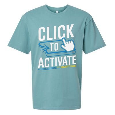 Click Here To Activate Your Inner Nerd Geeks Sueded Cloud Jersey T-Shirt