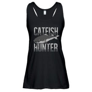 Catfish Hunter Tournament Fishing Fisherman Ladies Essential Flowy Tank