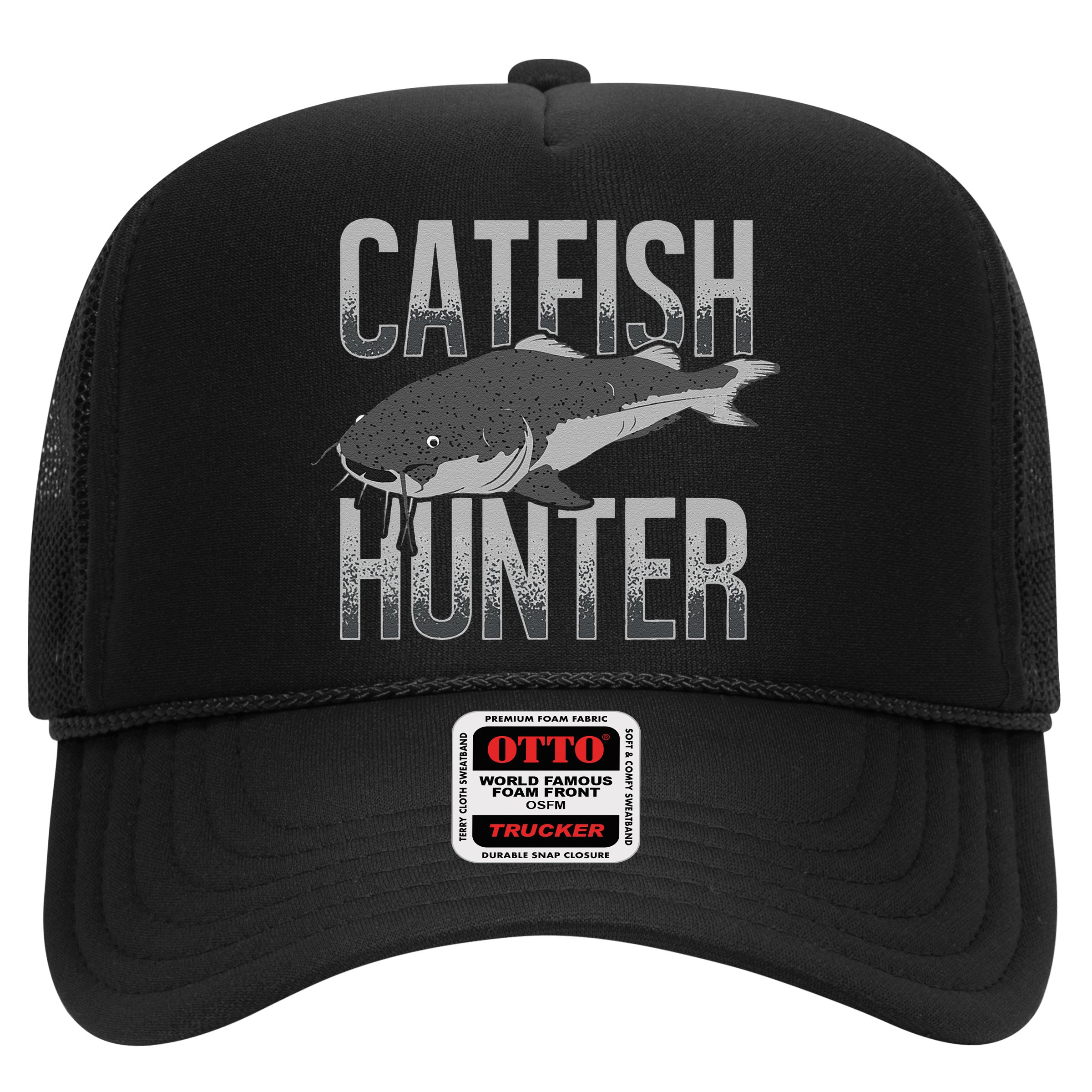 Catfish Hunter Tournament Fishing Fisherman Hat