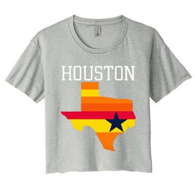 Classic Houston Texas Souvenir Women's Crop Top Tee