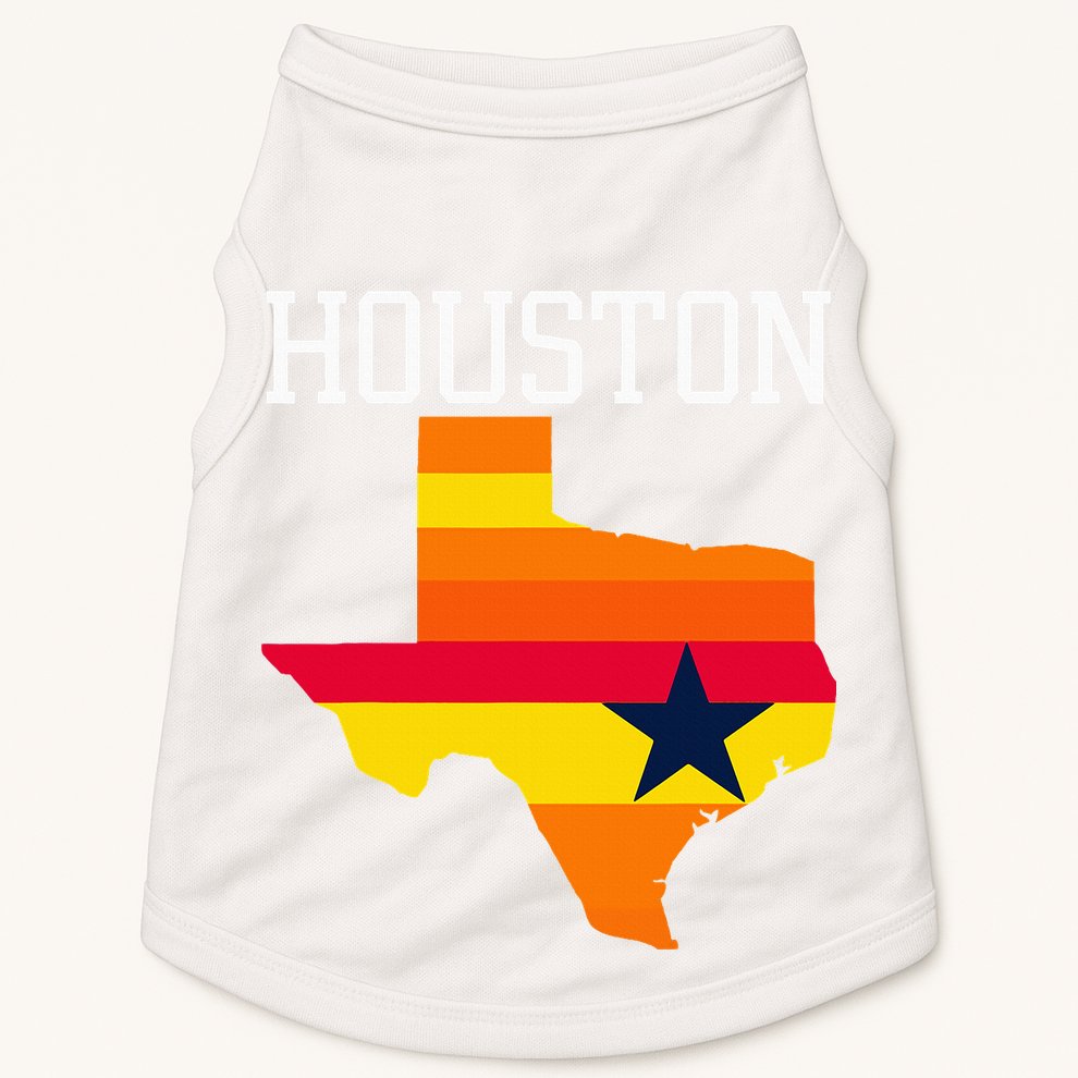 Classic Houston Texas Souvenir Doggie Tank