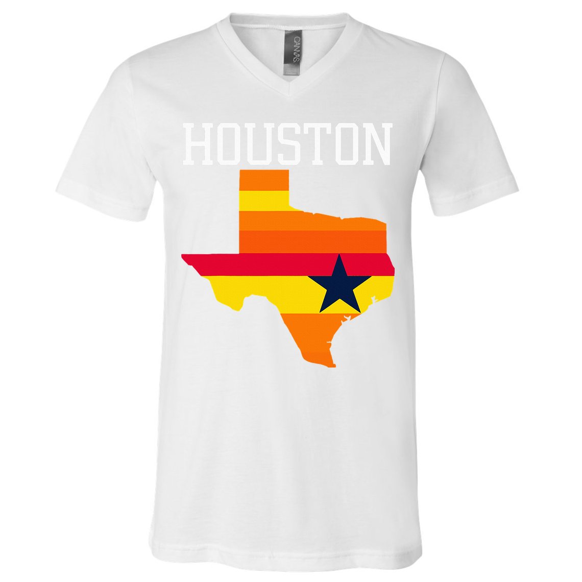 Classic Houston Texas Souvenir V-Neck T-Shirt