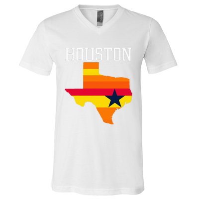 Classic Houston Texas Souvenir V-Neck T-Shirt