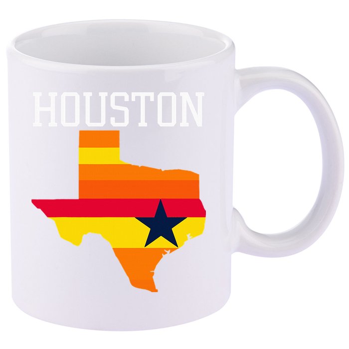 Classic Houston Texas Souvenir 11oz C Handle Ceramic Mug