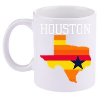 Classic Houston Texas Souvenir 11oz C Handle Ceramic Mug