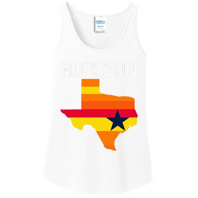 Classic Houston Texas Souvenir Ladies Essential Tank