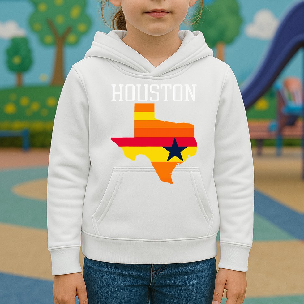 Classic Houston Texas Souvenir Kids Hoodie