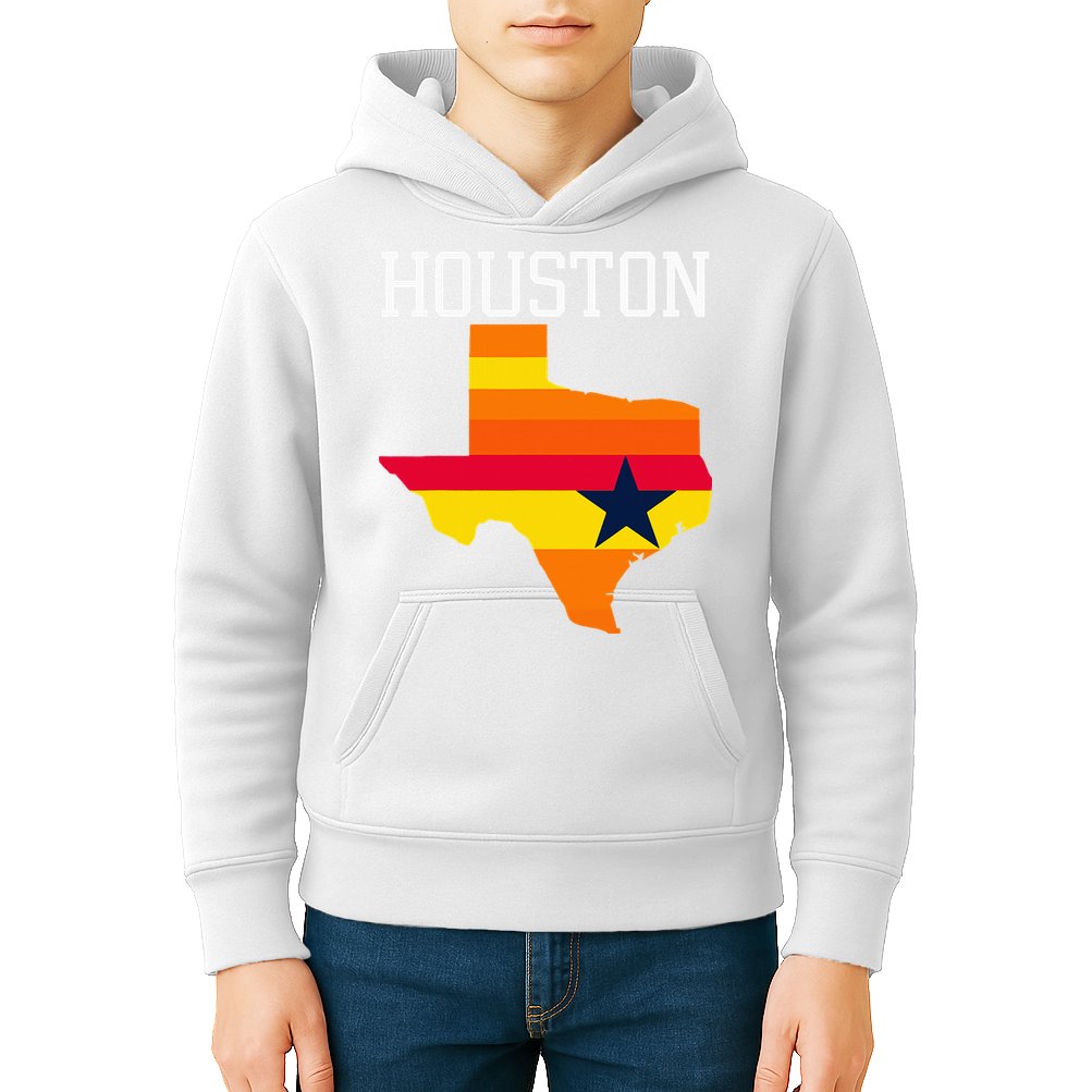 Classic Houston Texas Souvenir Kids Hoodie