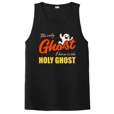 Christian Halloween The Only Ghost I Know Is The Holy Ghost PosiCharge Competitor Tank