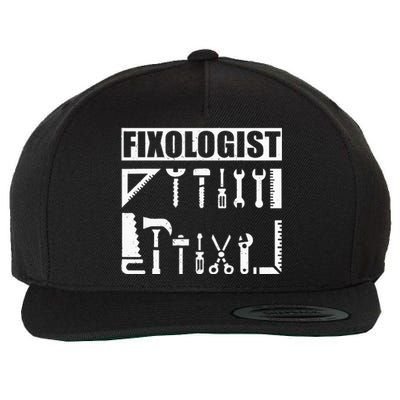 Cool Handyman Tools Art For Wo Woodworker Carpenter Wool Snapback Cap