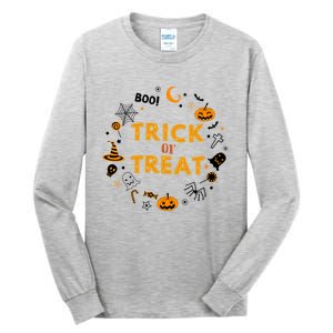 Cute Halloween Trick Or Treagift Cute Gift Tall Long Sleeve T-Shirt