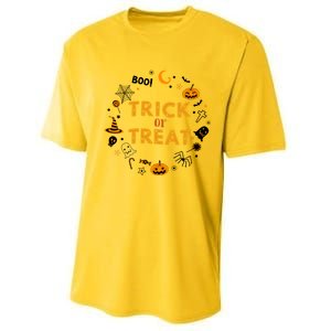 Cute Halloween Trick Or Treagift Cute Gift Performance Sprint T-Shirt