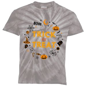 Cute Halloween Trick Or Treagift Cute Gift Kids Tie-Dye T-Shirt