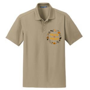 Cute Halloween Trick Or Treagift Cute Gift Dry Zone Grid Polo