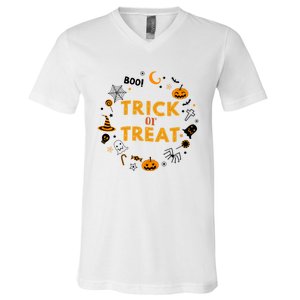 Cute Halloween Trick Or Treagift Cute Gift V-Neck T-Shirt