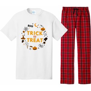 Cute Halloween Trick Or Treagift Cute Gift Pajama Set