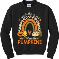 Cute Halloween Teacher Teaching Kindergarten Pumpkins Kids Sweatshirt