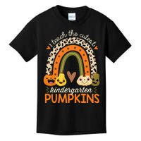 Cute Halloween Teacher Teaching Kindergarten Pumpkins Kids T-Shirt