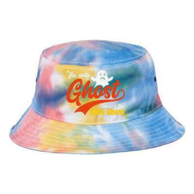 Christian Halloween The Only Ghost I Know Is The Holy Ghost Tie Dye Newport Bucket Hat