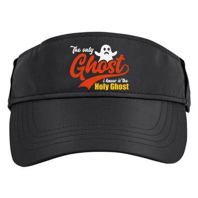 Christian Halloween The Only Ghost I Know Is The Holy Ghost Adult Drive Performance Visor