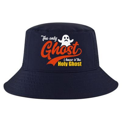 Christian Halloween The Only Ghost I Know Is The Holy Ghost Cool Comfort Performance Bucket Hat