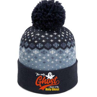 Christian Halloween The Only Ghost I Know Is The Holy Ghost The Baniff Cuffed Pom Beanie