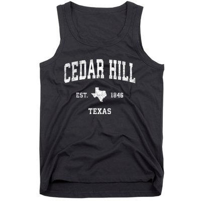 Cedar Hill Texas Tx Vintage Sports Tank Top