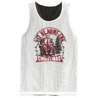 Cute Humorous Trump Ill Be Home For Christmas Election 2024 Mesh Reversible Basketball Jersey Tank