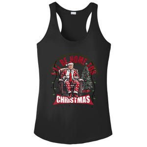 Cute Humorous Trump ILl Be Home For Christmas Election 2024 Ladies PosiCharge Competitor Racerback Tank