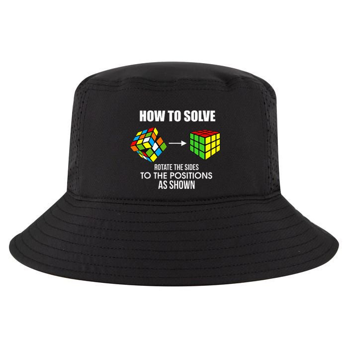 Cubing How To Solve Puzzle Cube Player Cuber Cool Comfort Performance Bucket Hat