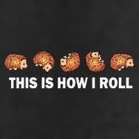 Cute Hedgehog This Is How I Roll Hedgehog Golf Towel