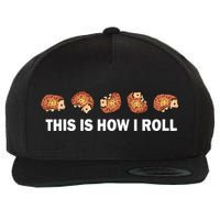 Cute Hedgehog This Is How I Roll Hedgehog Wool Snapback Cap