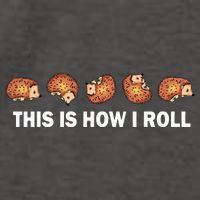 Cute Hedgehog This Is How I Roll Hedgehog Vector Backpack