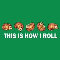 Cute Hedgehog This Is How I Roll Hedgehog T-Shirt