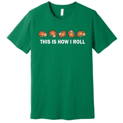 Cute Hedgehog This Is How I Roll Hedgehog Premium T-Shirt