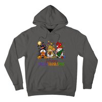 Coffee Halloween Thanksgiving Christmas Happy Hallothanksmas Gift Hoodie