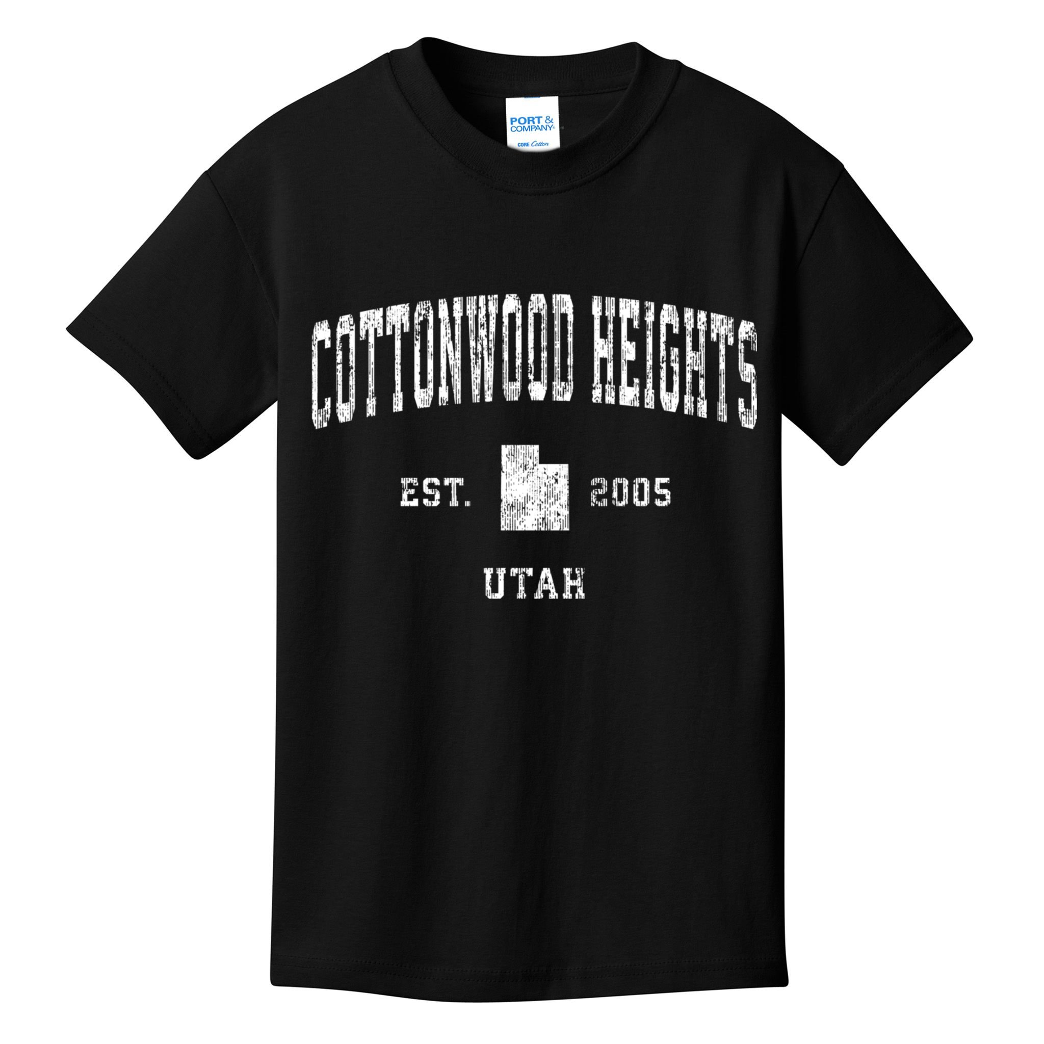 Cottonwood Heights Utah Ut Vintage Sports Kids T-Shirt