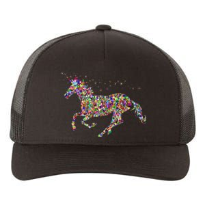 Colourful Horse Unicorn Gift Tee Yupoong Adult 5-Panel Trucker Hat