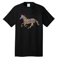 Colourful Horse Unicorn Gift Tee Tall T-Shirt