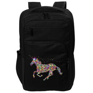 Colourful Horse Unicorn Gift Tee Impact Tech Backpack