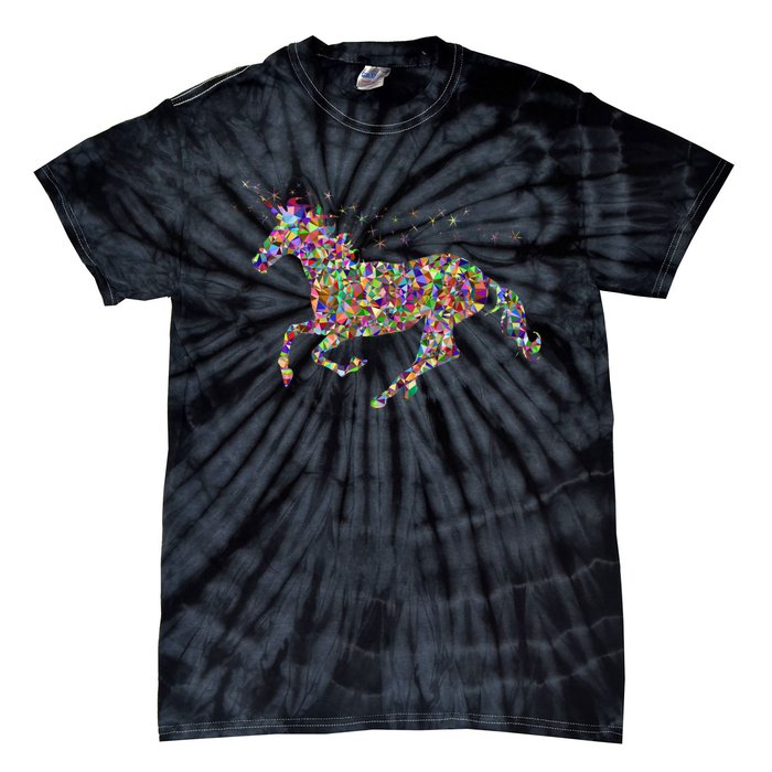 Colourful Horse Unicorn Gift Tee Tie-Dye T-Shirt